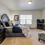 Alexis Estates Gracious Retirement Living by Hawthorn Senior Living, independent living in Allen, TX, bedroom