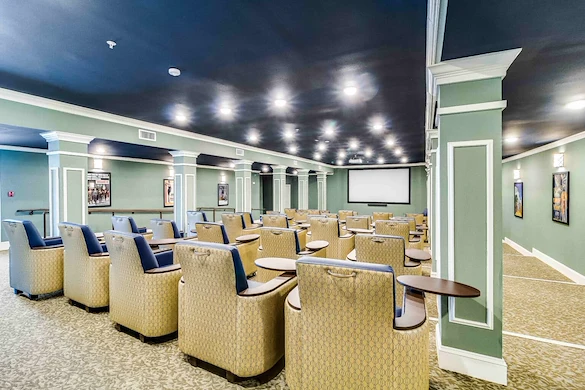 Media/Activities room at The Vincent Senior Living Community