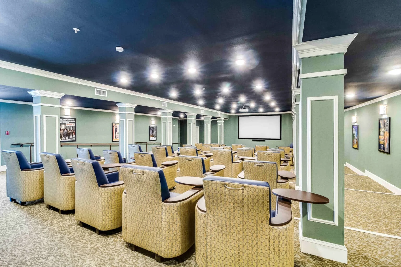 Media/Activities room at The Vincent Senior Living Community