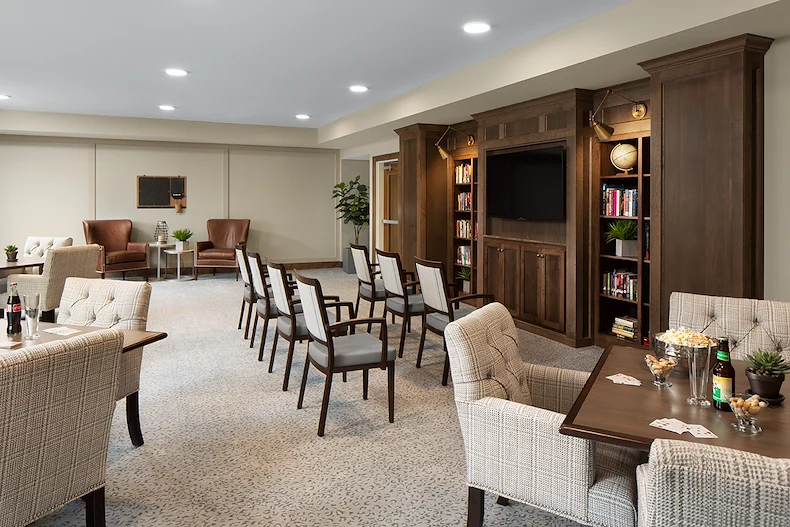 Media/Activities area at the Waters of Oak Creek