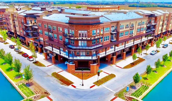 Watermere at Frisco senior living community offering active adult living and independent living in Frisco, TX, front exterior