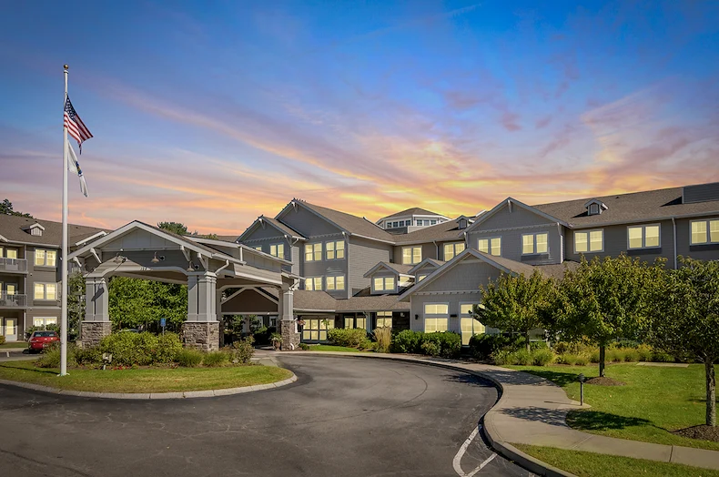 The Highlands Gracious Retirement Living Hawthorn Senior Independent Living in Westborough, Massachusetts front exterior