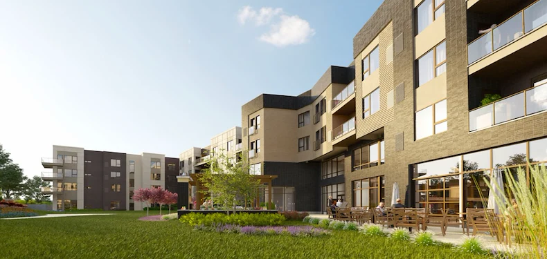 Ovation Heartwood Preserve Senior Living in Omaha, Nebraska front exterior