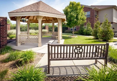 Pomeroy Living Sterling Senior Living outdoor space