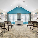 Cottonwood Estates Gracious Retirement Living Hawthorn Senior Independent Living in Alpharetta, Georgia Christian religious gathering room
