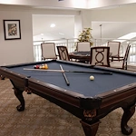 The Savoy Gracious Retirement Living Hawthorn Senior Independent Living in Winter Springs, Florida billiards table