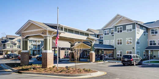 Azalea Estates Gracious Retirement Living Hawthorn Senior Independent Living in Chapel Hill, North Carolina front exterior