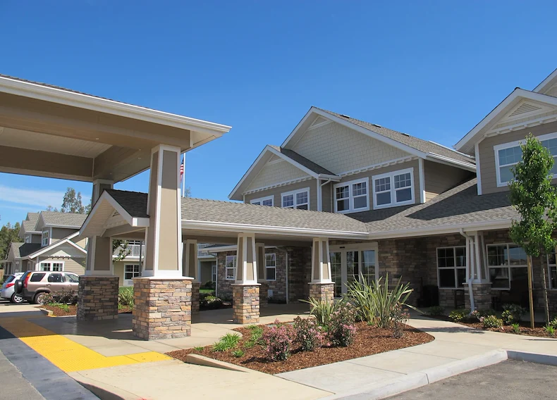 Camden Springs Gracious Retirement Living Hawthorn Senior Independent Living in Elk Grove, California front exterior