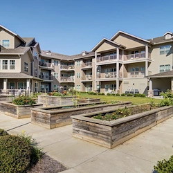 Sanford Estates Gracious Retirement Living Hawthorn Senior Independent Living in Roswell, Georgia rear exterior
