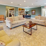 One of Orchard Ridge's many indoor lounge areas