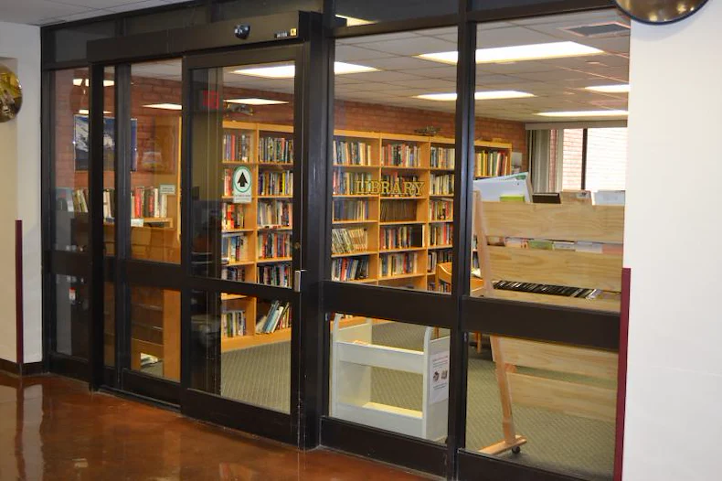 Charlotte Hall Veterans Home Skilled Nursing & Rehabilitation Center Senior Care by PruittHealth in Charlotte Hall, Maryland library entrance