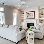 The Knolls Of Oxford apartment living room