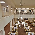 Pioneer Ridge Gracious Retirement Living Hawthorn Senior Independent Living in McKinney, Texas dining room