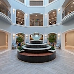Allegro Parkland, senior living community offering independent living, assisted living, memory care, and respite care in Parkland, FL, lobby