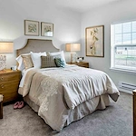 Bear Hollow Estates Hawthorn Senior Independent Living in Rancho Cordova, California, apartment bedroom