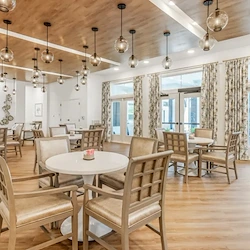Dining area at the Blake at LPGA