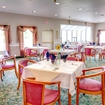 Grande Ronde Retirement Residence senior living community offering independent living, assisted living, and respite care in La Grande, OR, formal dining room