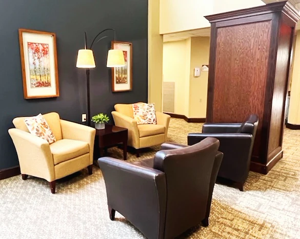 Ascension Living Via Christi Village Georgetown Senior Independent Living in Wichita, Kansas living room