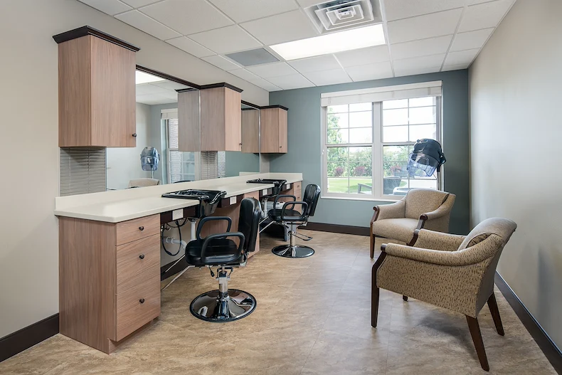 Noel Manor Retirement Living Verona, WI, beauty salon