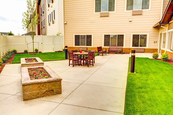 The Village at Keizer Ridge Assisted Living and Memory Care outdoor space