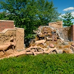 Legacy Fountain on the corner of 56th & Pioneers Boulevard, Lincoln NE