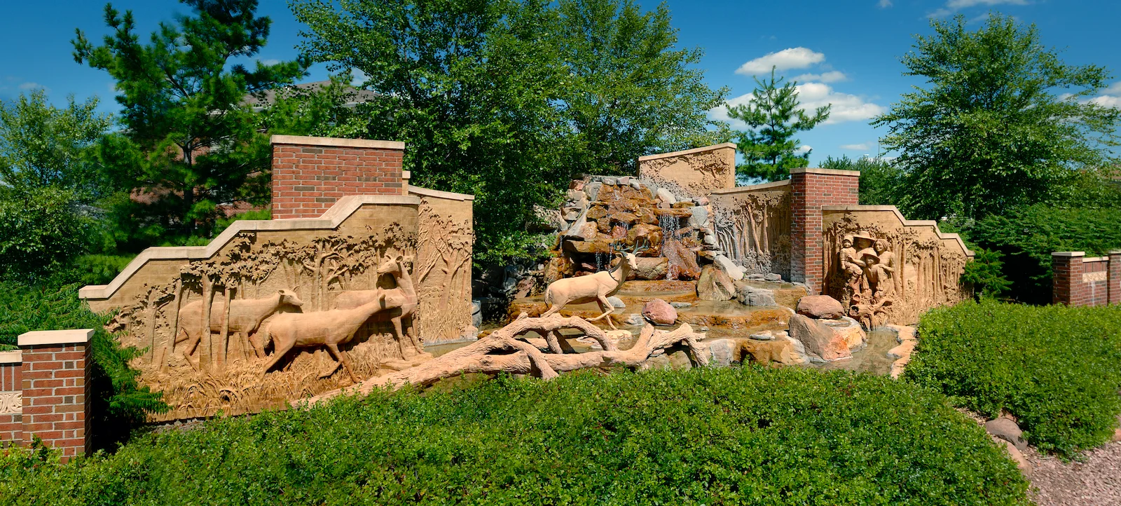 Legacy Fountain on the corner of 56th & Pioneers Boulevard, Lincoln NE