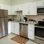 Verena at Delray apartment kitchen