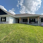 Legato Living Residential Memory Care at Five Fountains senior living community offering assisted living, memory care, adult day services, and respite care in Elkhorn, NE, front exterior