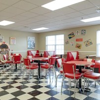 Roanoke Independent Living dining room