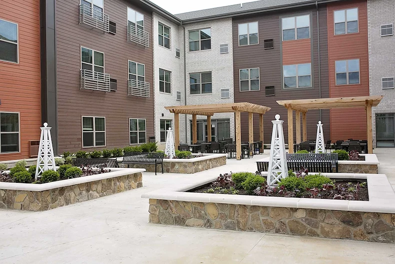 Astral at Auburn, senior living community offering independent living, assisted living, and memory care in Auburn, IN, exterior