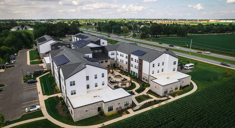 Astral at Franklin, senior living community offering independent living, assisted living, and memory care in Franklin, IN, exterior