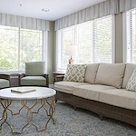 Dublin Glenn Memory Care in Ohio sunroom with comfortable seating