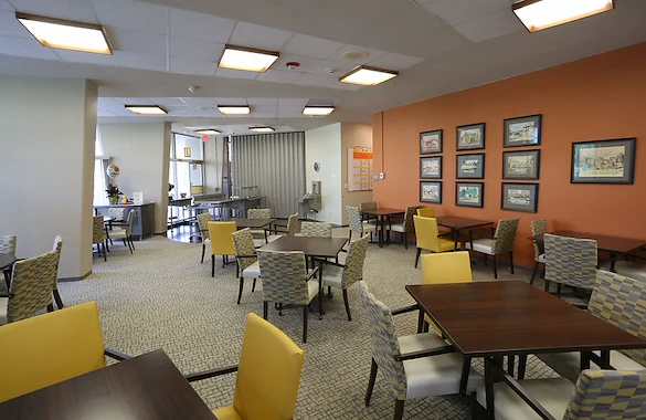 Plymouth Place independent living dining room