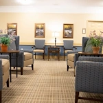 The Commons at Honey Creek Assisted Senior Living in Terre Haute, IN living room