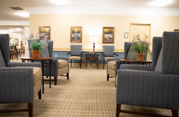 The Commons at Honey Creek Assisted Senior Living in Terre Haute, IN living room