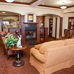 The Rio Grande Gracious Retirement Living Hawthorn Senior Independent Living in Rio Rancho fireplace