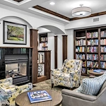 The Highlands Gracious Retirement Living Hawthorn Senior Independent Living in Westborough, Massachusetts fireplace