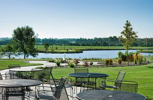 View of the Lake in front of Oxbow 