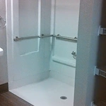 Elsie Mason Manor independent living apartment shower