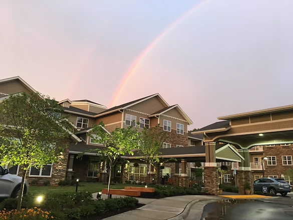 Providence Meadows Gracious Retirement Living Hawthorn Senior Independent Living in Charlotte, North Carolina front exterior