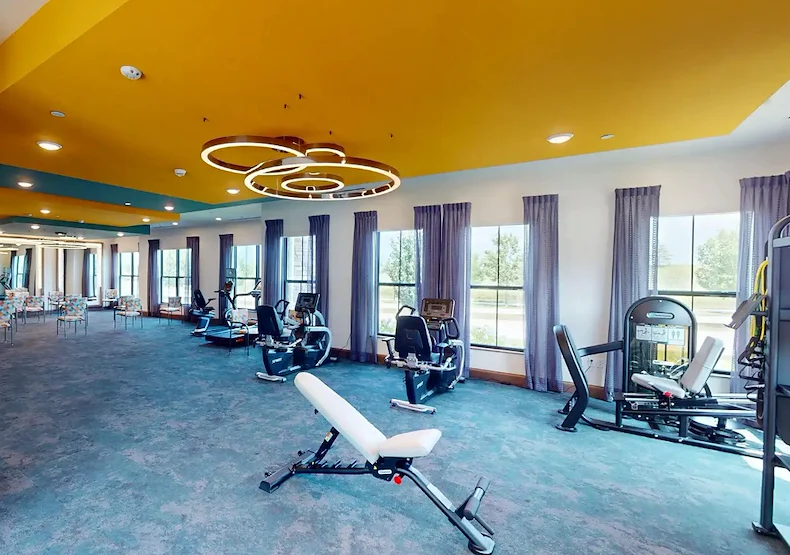CopperWood at Prairie Trail senior living community offering assisted living and memory care in Ankeny, IA, fitness center