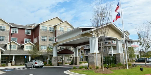Ashwood Meadows Independent Living Hawthorn Senior Living in Johns Creek, Georgia front exterior