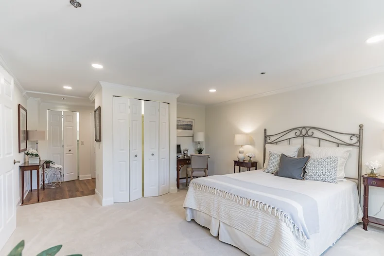 The Mansion at Rosemont Senior Living in Rosemont, PA, bedroom