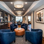 Lounge area at Verena at Gilbert Senior Living 