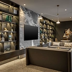 Allegro Fort Lauderdale, senior living community in Fort Lauderdale, FL, offering independent living, assisted living, memory care, and respite care, cozy seating area for socializing or watching tv