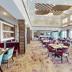 CopperWood at Prairie Trail senior living community offering assisted living and memory care in Ankeny, IA, dining room