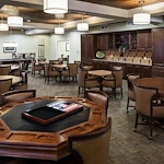 Franklin Park at Sonterra game room with a billiards and a poker table