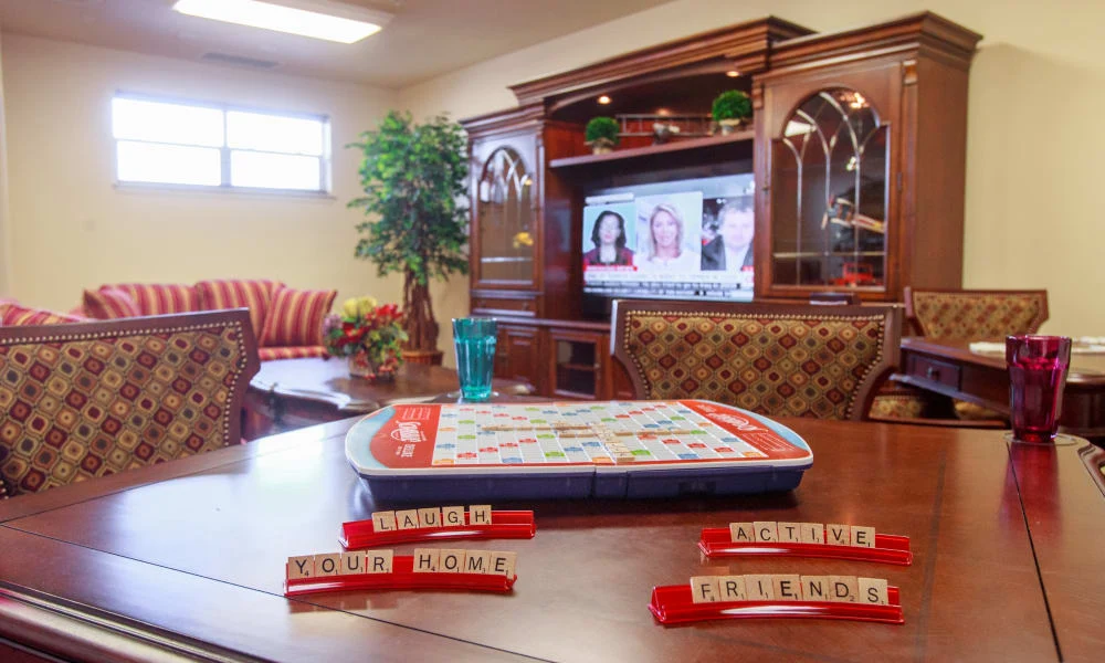 Summerville Estates Gracious Retirement Living Hawthorn Senior Independent Living in Summerville, South Carolina game room