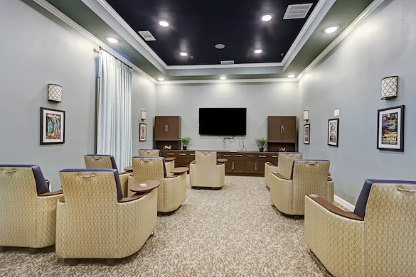 Media/Activities area for the Pinnacle Grove Senior Living Residents