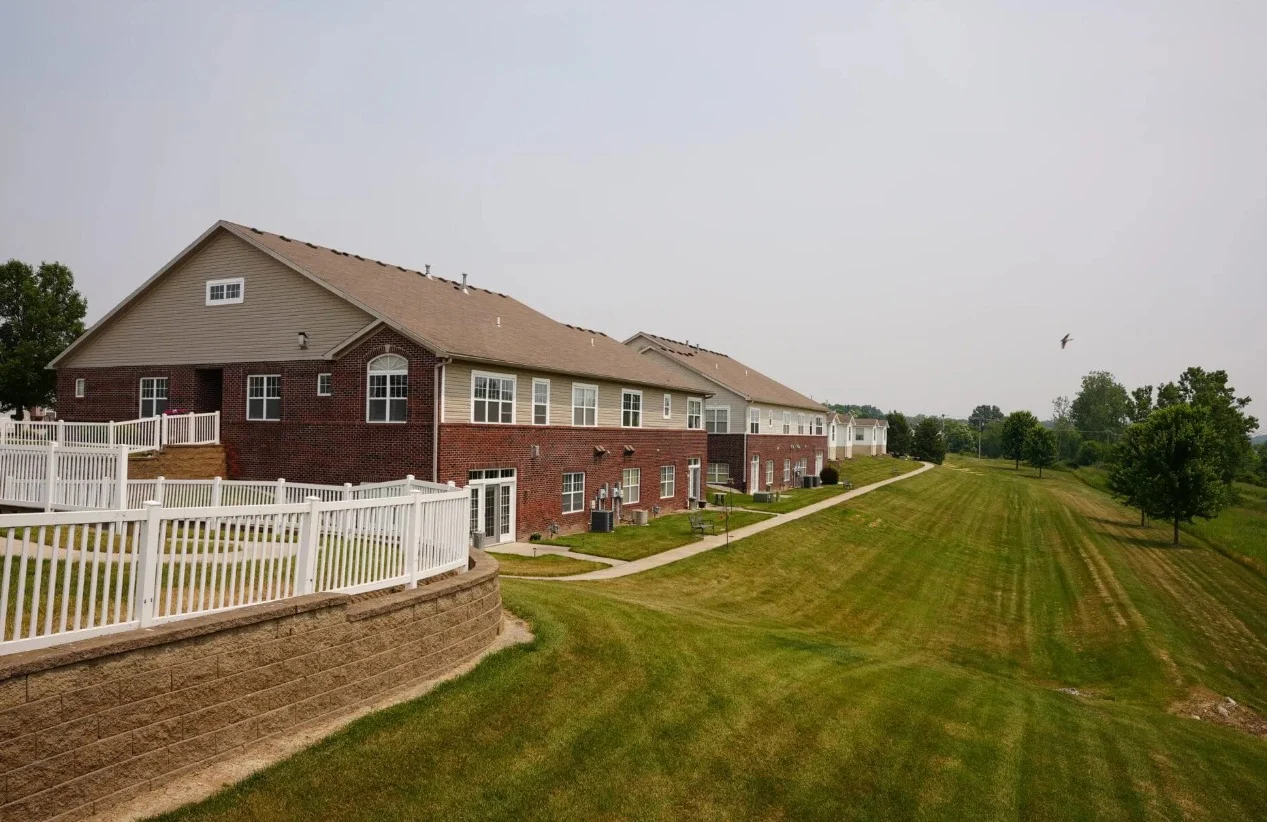 Rosewalk at Lutherwoods Assisted Senior Living in Indianapolis, IN rear exterior